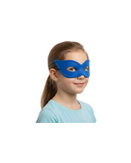 Maschera in raso col.ass. con cartellino/etichetta