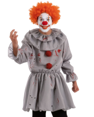 CLOWN-OBERTEIL (Größe M/L), IM BEUTEL MIT AUFHÄNGER