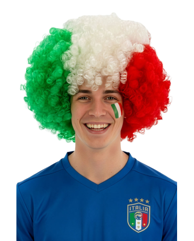 Super lockige Perücke ITALIEN (CA. 180 G) in PVC-Schachtel
