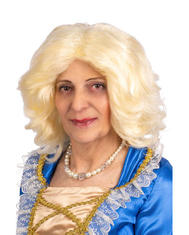 Perruque Camilla dans un étui