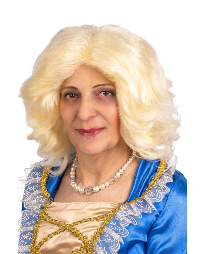 Perruque Camilla dans un étui