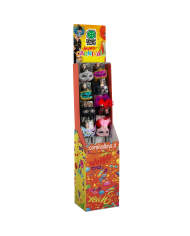 CARNIVAL MASKS ASS.MOD. (48 PCS) ON DISPLAY H.CM.165X40X30