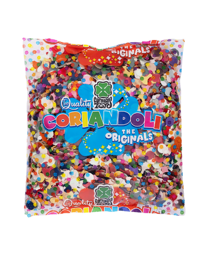 Multicolor Big Size Confettis Diam.Cm.2 Gr.150
