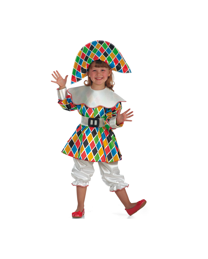 COSTUME ARLECCHINA TG.V IN BUSTA