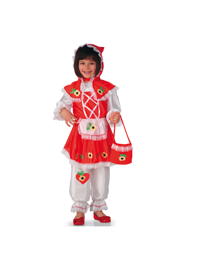 COSTUME CAPPUCCETTO ROSSO TG.IV IN BUSTA