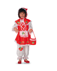 COSTUME CAPPUCCETTO ROSSO TG.IV IN BUSTA