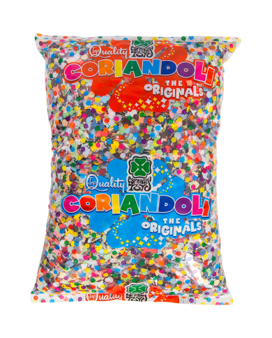 Coriandolo multicolor gr. 200 ca. in busta