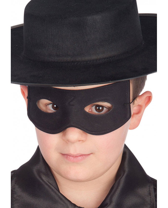Black Flocked Mask Black Flocked Mask