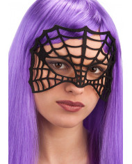 Spiderweb Mask In Fabric On Header