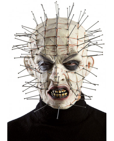 Monstermaske mit kleinen Hörnern aus Latex mit Aufhänger Monstermaske mit kleinen Hörnern aus Latex mit Aufhänger