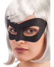 Maschera Carnevale, adulto, realizzata in tessuto nero Maschera Carnevale, adulto, realizzata in tessuto nero