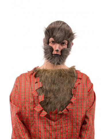 Fur mask, ideal to play a lycanthrope at Halloween night.