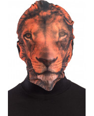 Lion mask in breathable stretch fabric that covers the whole Lion mask in breathable stretch fabric that covers the whole