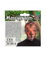 Lion mask in breathable stretch fabric that covers the whole Lion mask in breathable stretch fabric that covers the whole