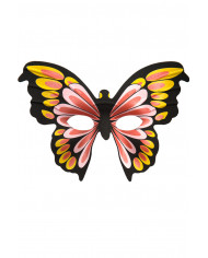 Chinless butterfly masks in fabric in assorted colors. For a Chinless butterfly masks in fabric in assorted colors. For a