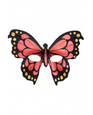 Chinless butterfly masks in fabric in assorted colors. For a Chinless butterfly masks in fabric in assorted colors. For a