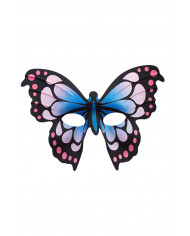 Chinless butterfly masks in fabric in assorted colors. For a Chinless butterfly masks in fabric in assorted colors. For a