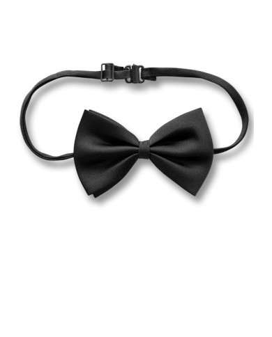 Black Satin Bow, Cm.12X7, In Pbh