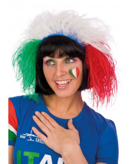 Cinta azul claro con pelo Italia en bolsa con gancho Cinta azul claro con pelo Italia en bolsa con gancho