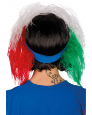 Cinta azul claro con pelo Italia en bolsa con gancho Cinta azul claro con pelo Italia en bolsa con gancho