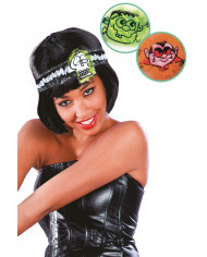 Hair band with horror decorations in assorted models, a nice