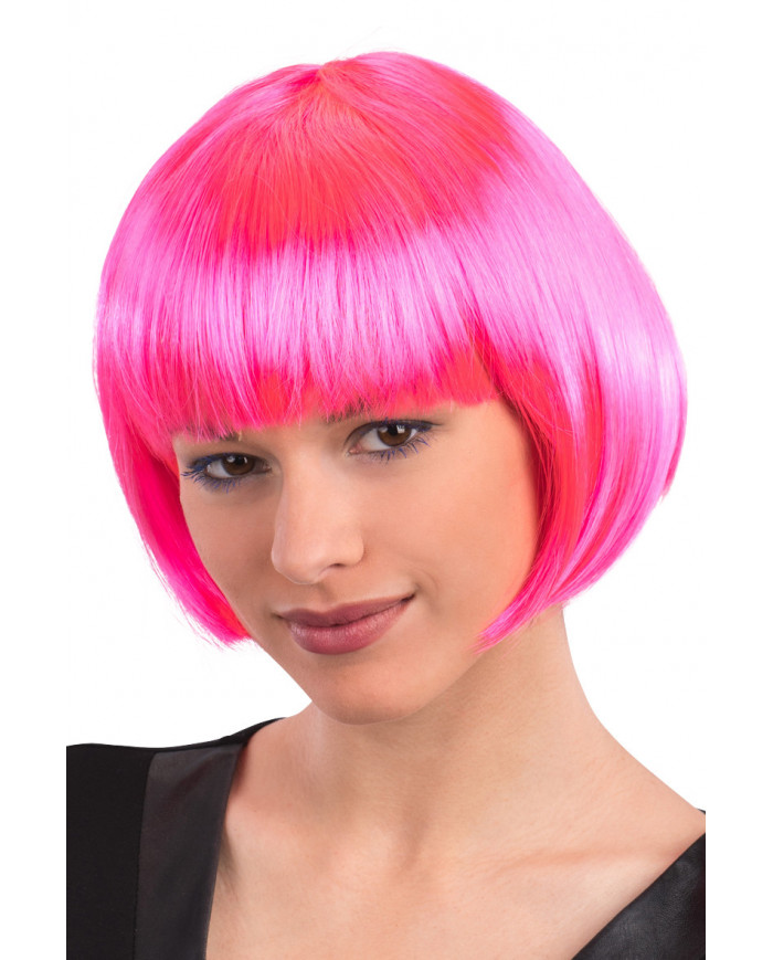 Fuxia wig for a pink night!
