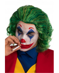 Green wig to impersonate Joker, the prince of crime spanning Green wig to impersonate Joker, the prince of crime spanning