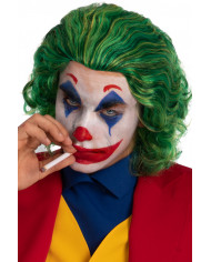 Green wig to impersonate Joker, the prince of crime spanning Green wig to impersonate Joker, the prince of crime spanning