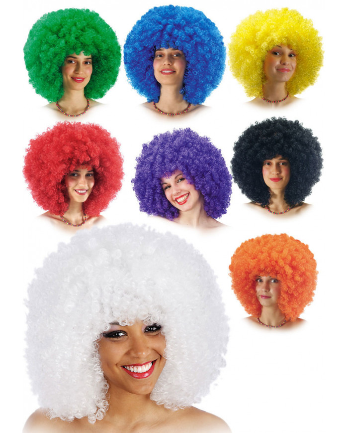 Assorted Colours Pop Wig (Gr.190) In Box