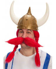 Red Viking Wig W/Mustache In Box Red Viking Wig W/Mustache In Box
