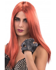 Straight long wig with central line to make your perfect