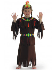Indian costume for kid with velvet dress and headpiece. Indian costume for kid with velvet dress and headpiece.