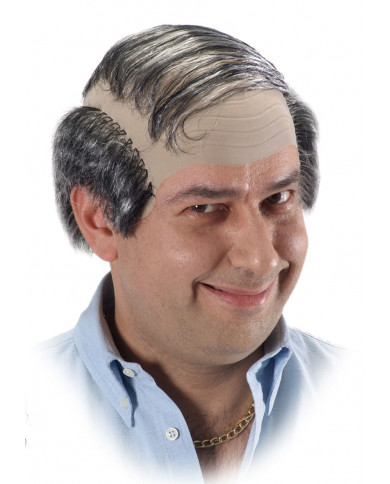 Perruque Vito avec calotte en latex dans un étui Perruque Vito avec calotte en latex dans un étui