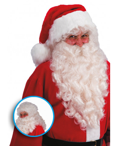 Ivory Giant Wig And Beard In Bag