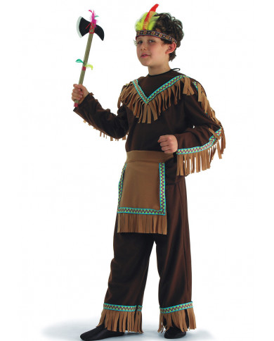 Costume indiano con diadema per rivivere nelle vaste praterie