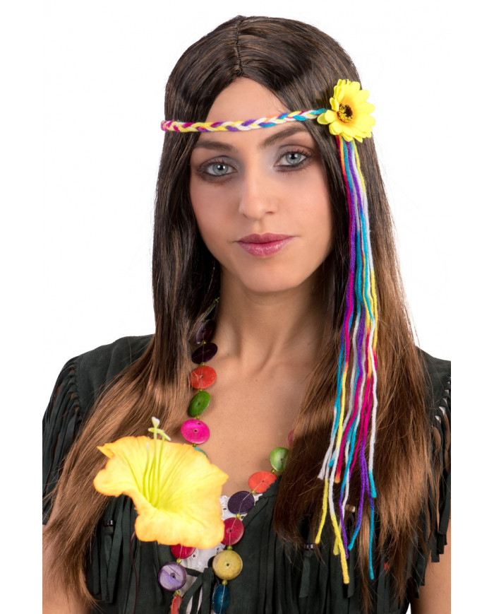 Brown hippie outlet wig