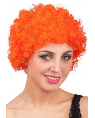 Perücke kleiner Afro-Lockenkopf orange (ca. 60 g) in Beutel Perücke kleiner Afro-Lockenkopf orange (ca. 60 g) in Beutel
