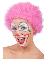 Curly Pink Wig In Bag (60 Grs)