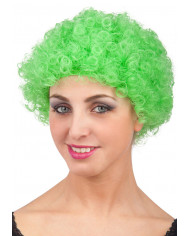 Peluca rizada verde (de unos 60 gr) en bolsa Peluca rizada verde (de unos 60 gr) en bolsa