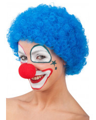 Curly Blue Wig In Bag (60 Grs)