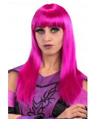 Parrucca donna dai capelli lunghi e lisci con frangia, colore Parrucca donna dai capelli lunghi e lisci con frangia, colore