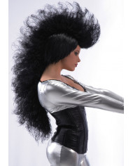 Black Punk Wig In Box
