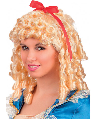 Historical Blonde Wig In Pvc Box