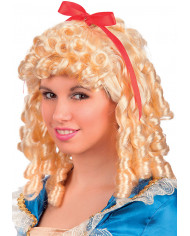Historical Blonde Wig In Pvc Box