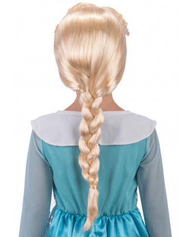 Blonde wig with plait for kid, to impersonate Frozen's Blonde wig with plait for kid, to impersonate Frozen's