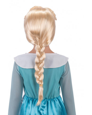 Blonde wig with plait for kid, to impersonate Frozen's Blonde wig with plait for kid, to impersonate Frozen's