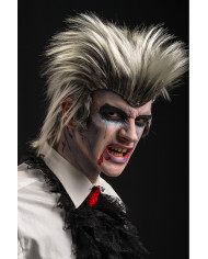 Wig with sideburns for man to complete a disquieting and Wig with sideburns for man to complete a disquieting and