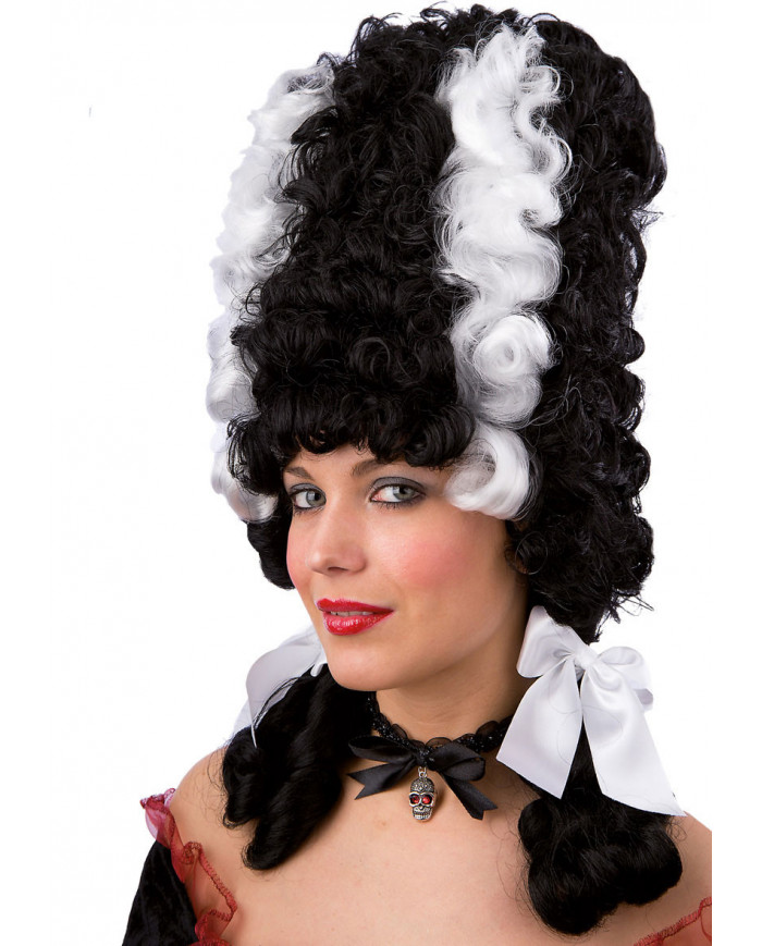 White/Black Wig In Box