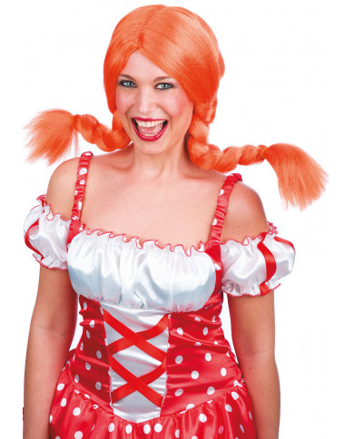 Orange Plaits Wig In Pb
