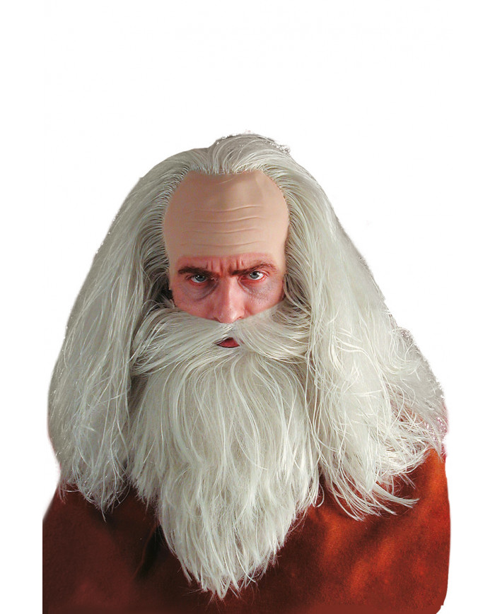 Magician Wig And Beard In Box